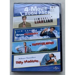 Liar Liar/Bruce Almighty/Happy Gilmore/Billy Madison 4 Movies DVD Widescreen NIP